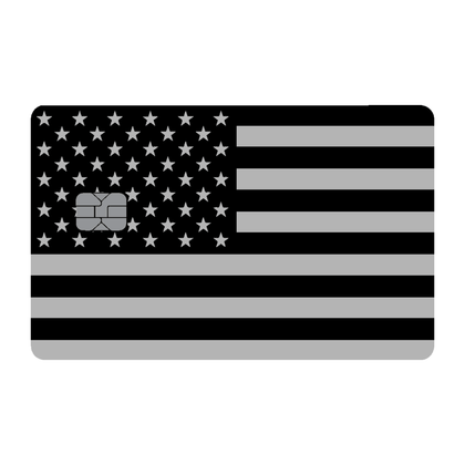 American Flag Metal Credit/Debit Card
