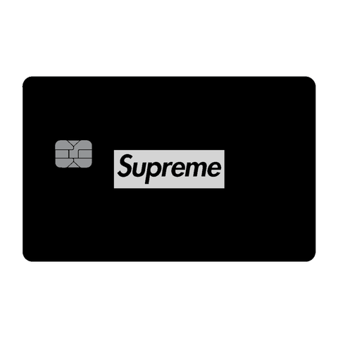 Supreme Box Logo Metal Credit/Debit Card